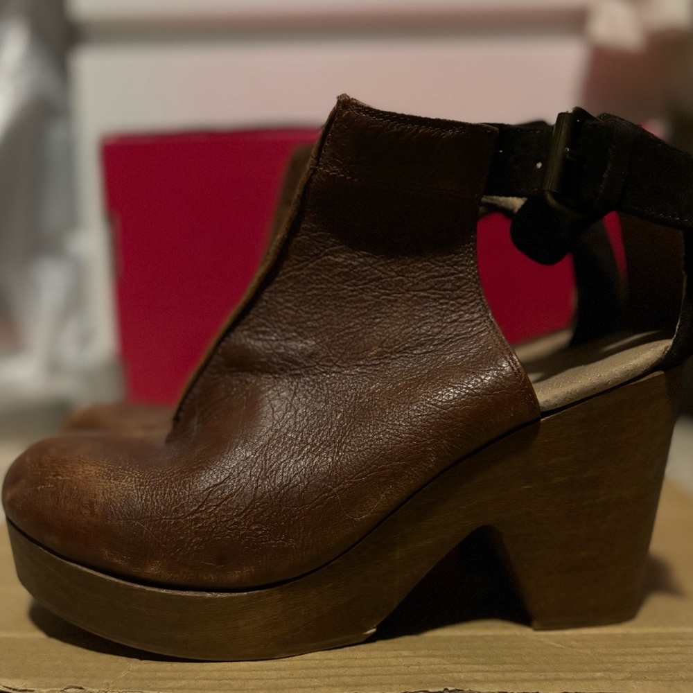 Free People Leather Clog